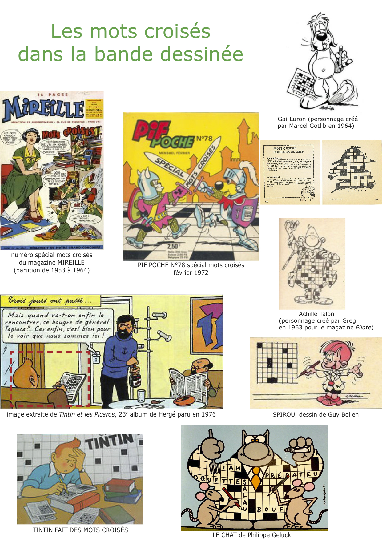 BANDE DESSIN E Cruciverbiste club